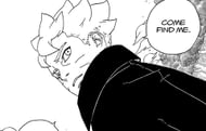 Boruto as seen in Boruto: Two Blue Vortex chapter 7 (Image via Shueisha)